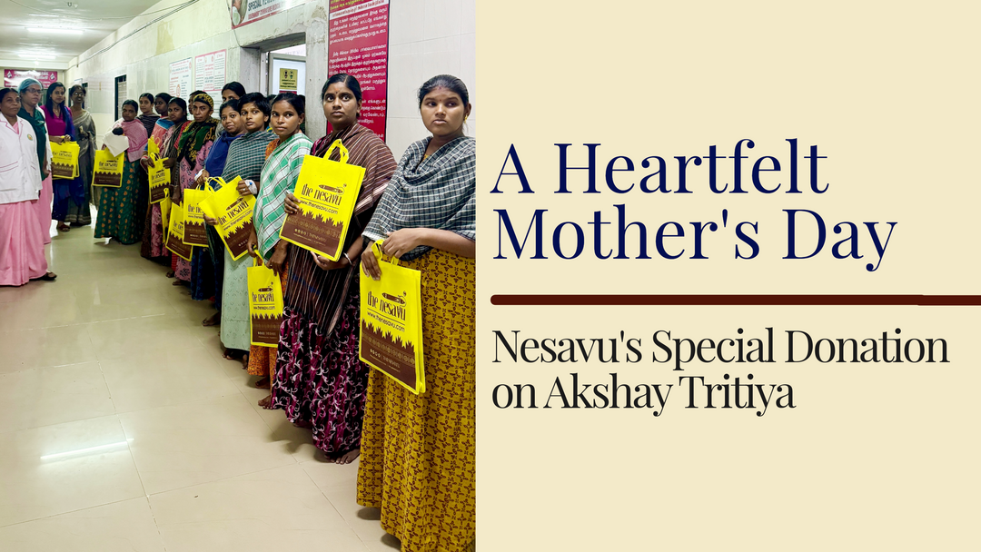 A Heartfelt Mother's Day: Nesavu's Special Donation on Akshay Tritiya