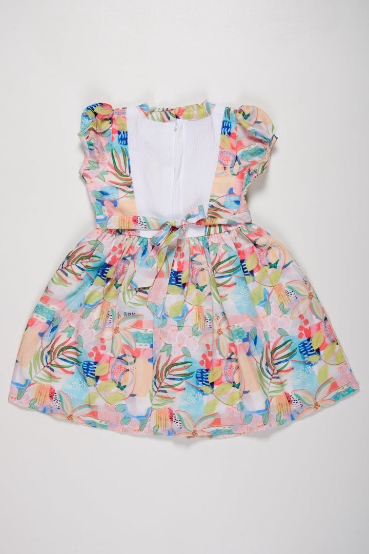 The Nesavu Girls Cotton Frock Colorful Playtime Cotton Frock for Girls - Fresh and Fancy New Designs Nesavu Buy Girls Boutique Cotton Frocks Online | Colorful   Soft for Play | The Nesavu