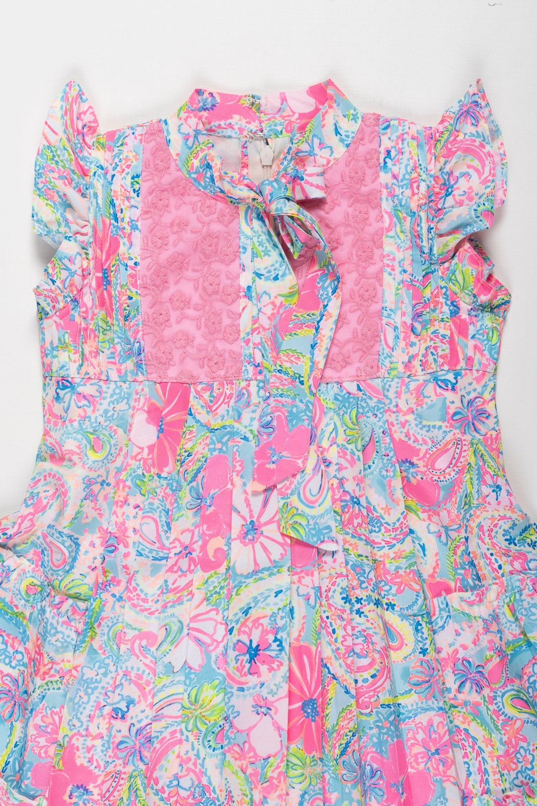 The Nesavu Girls Cotton Frock Kaleidoscope Charm: Vibrant Cotton Frock for the Trendy Girl Nesavu Shop Designer Cotton Frocks for Girls | Colorful & Contemporary | The Nesavu