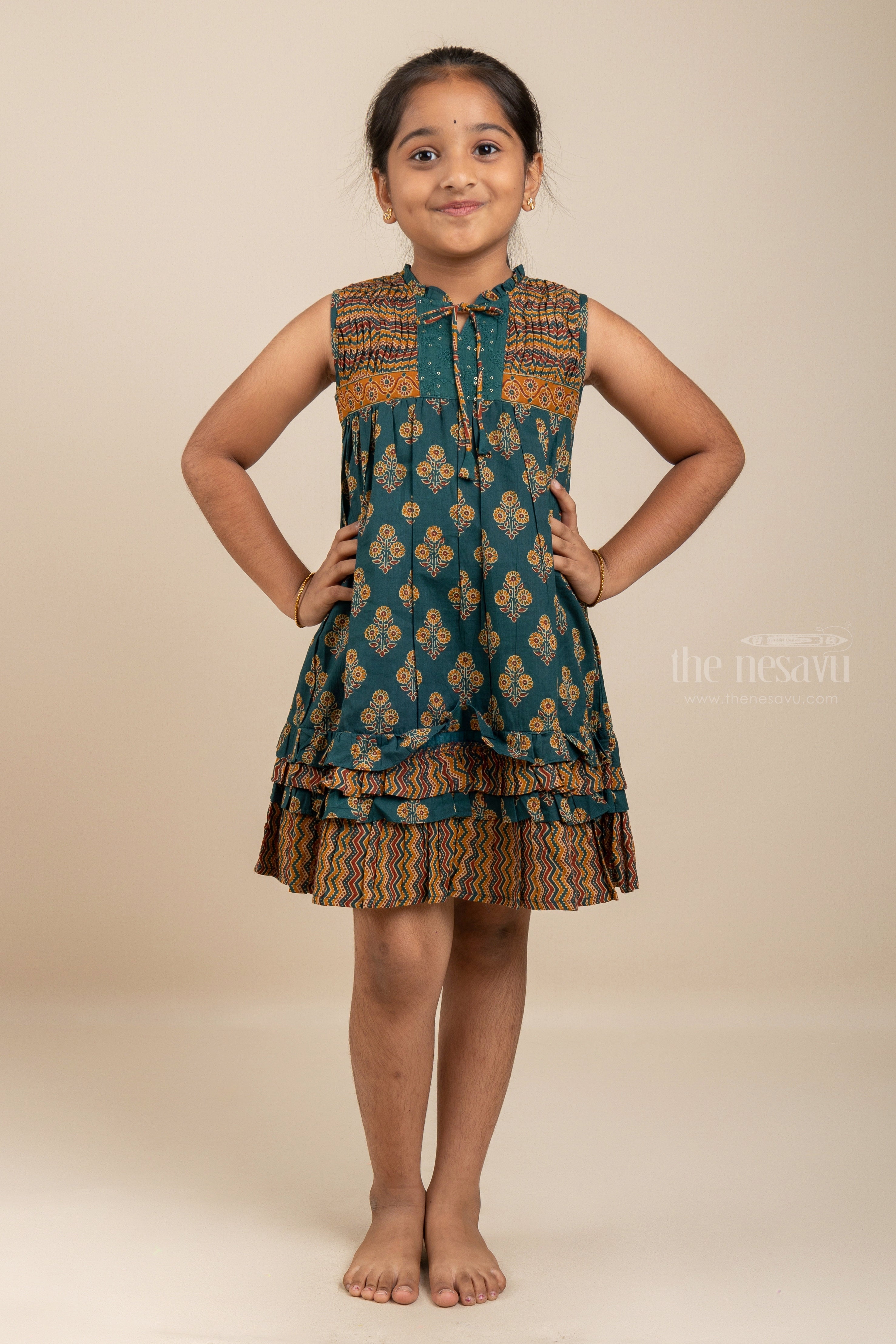 Party wear cotton best sale frocks