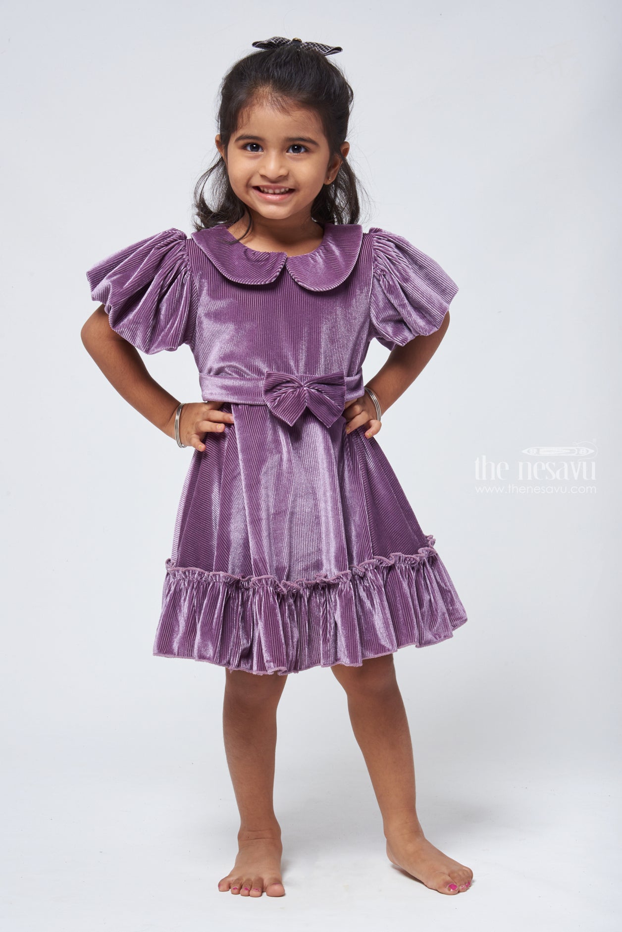 Girls Velvet Frock, Party frock for Baby Girls