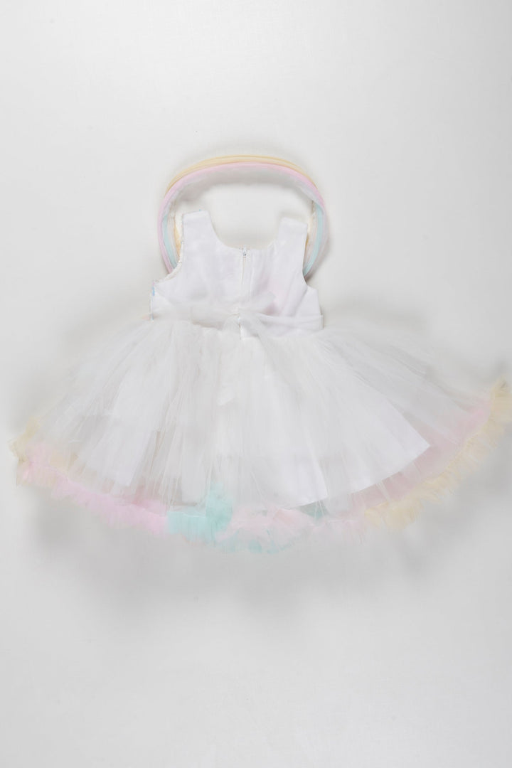 The Nesavu Girls Tutu Frock Whimsical Rainbow Sequin Tutu Frock for Girls Birthday Celebrations Nesavu Find the Perfect First Birthday Tutu Dress | Celebrate in Style | The Nesavu