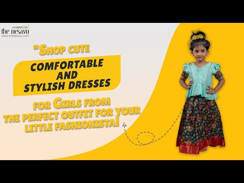 Traditional Green Silk Pattu Pavadai with Floral Cuffs and Banarasi Border for Girls