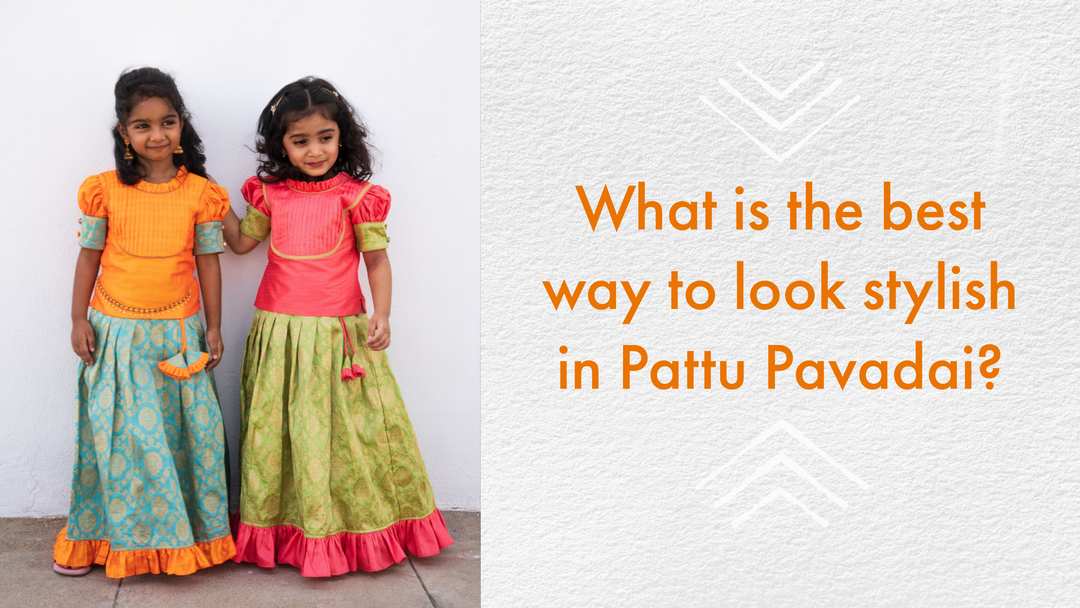 the nesavu kids ethnic brand designer wear introduces brand new collection for this festive season- what is the best way to look stylish in pattu pavadai