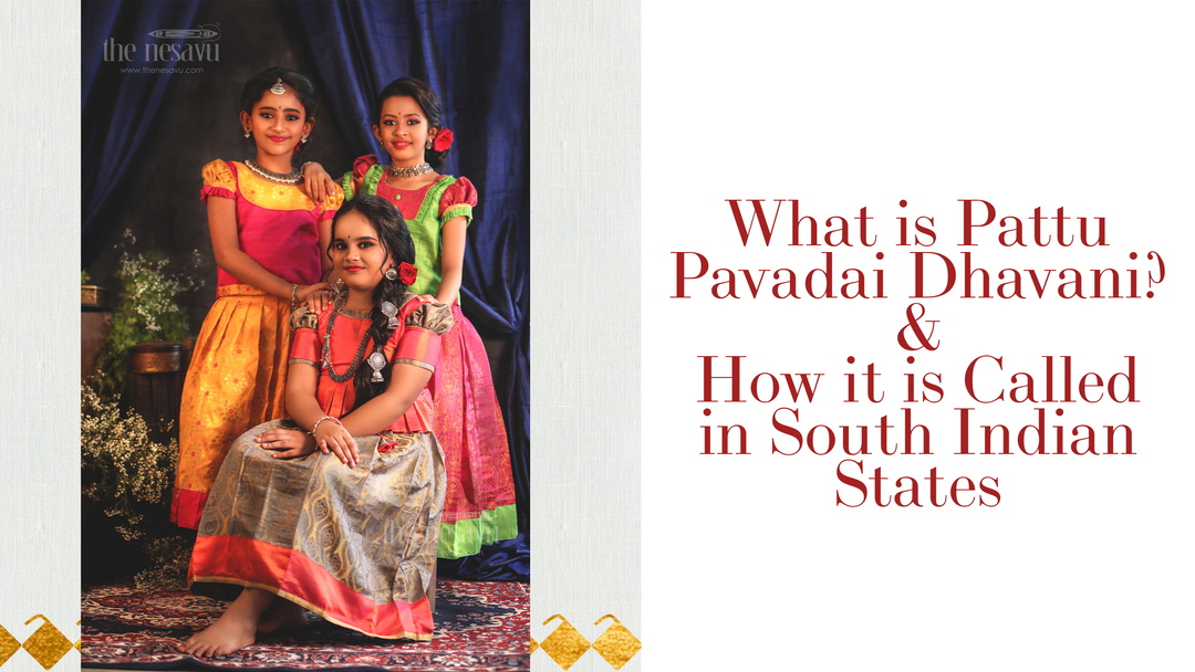 What is Pattu Pavadai & How it is called in South Indian states ?