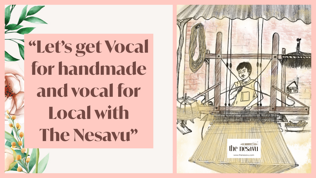 India handloom Day Logo Brand Thenesavu Lets Get Vocal For Handmade And Vocal For Local At | The Nesavu