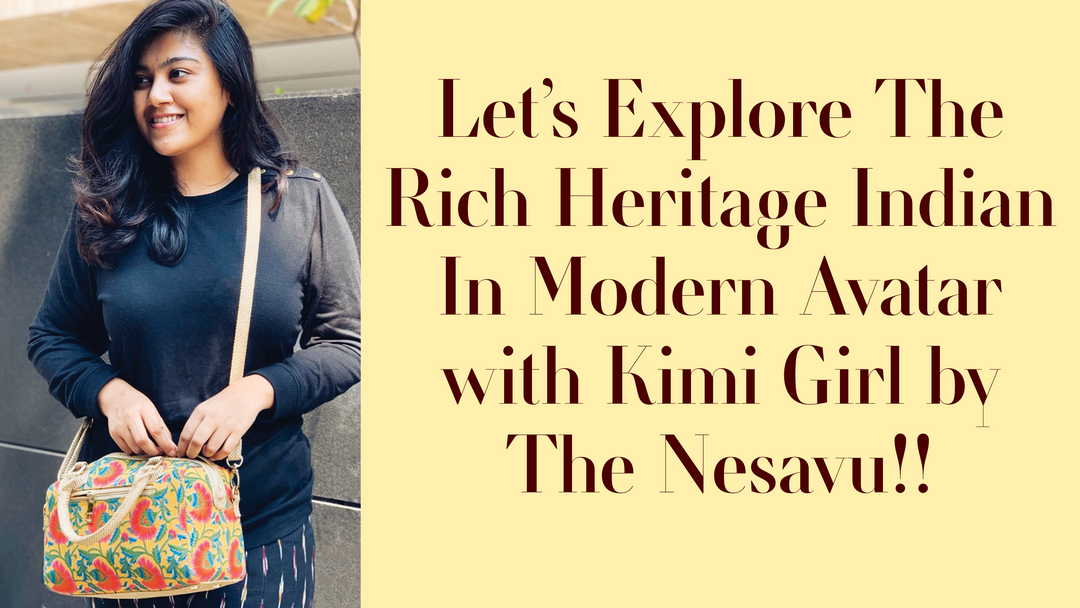 blogger Priyadarshini Vijayakumar - highonstyl for The Nesavu Let's Explore The Rich Heritage Indian In Modern Avatar with Kimi Girl