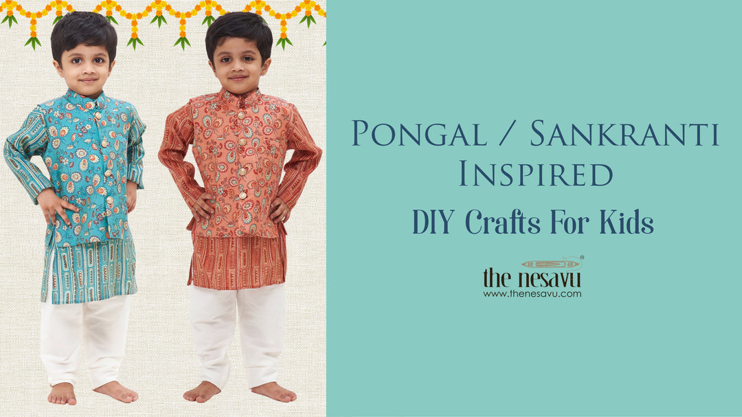 Pongal / Sankranti Inspired DIY Crafts For Kids