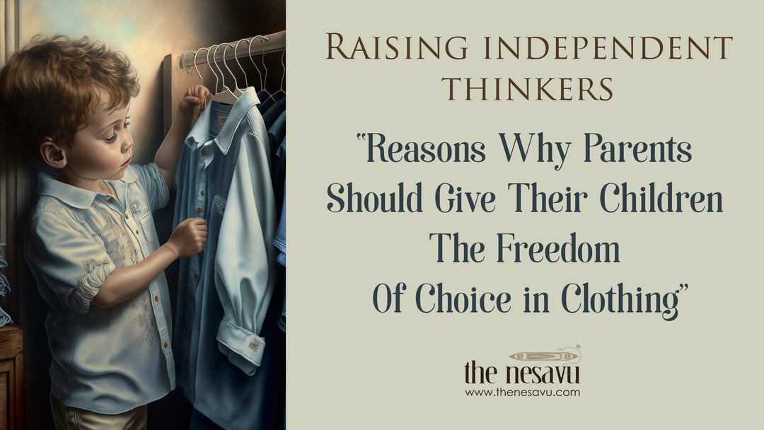 Reasons Why Parents Should Give Their Children The Freedom Of Choice in Clothing BY The Nesavu Indian Kids Wear brand