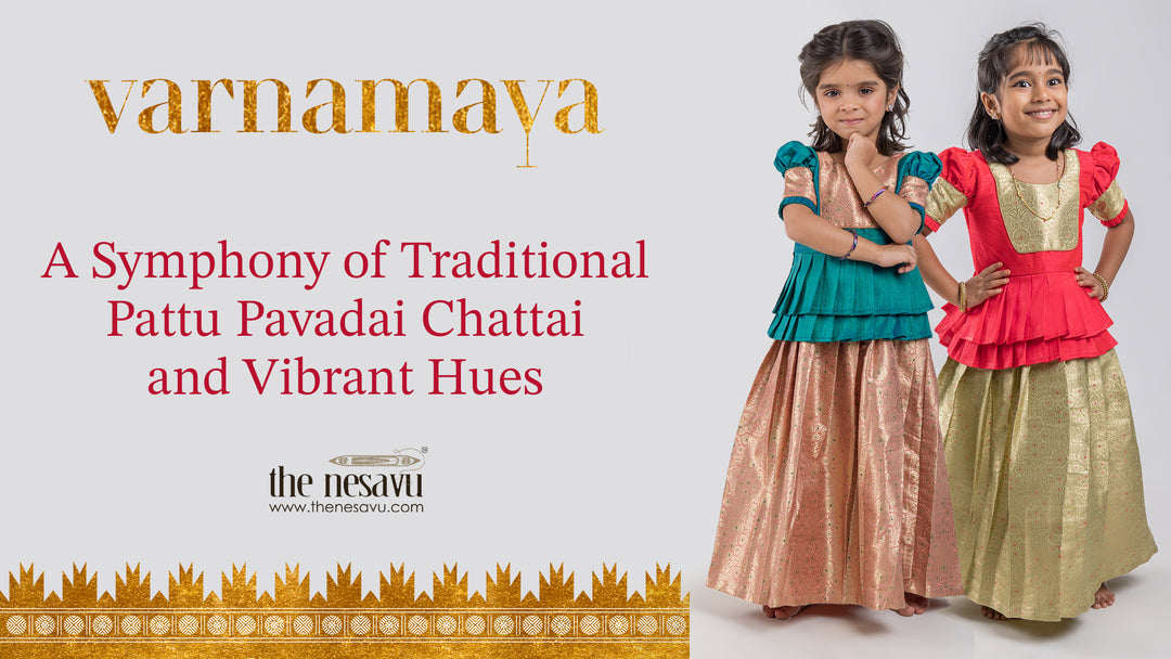 Varnamaya: A Symphony of Traditional Pattu Pavadai Chattai and Vibrant Hues
