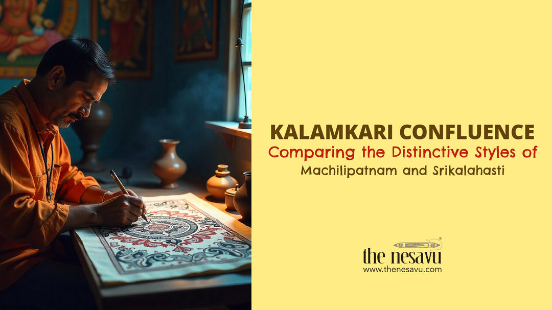 Kalamkari Confluence: Comparing the Distinctive Styles of Machilipatnam and Srikalahasti