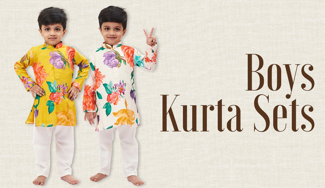 Boys Ethnic Kurtha Set