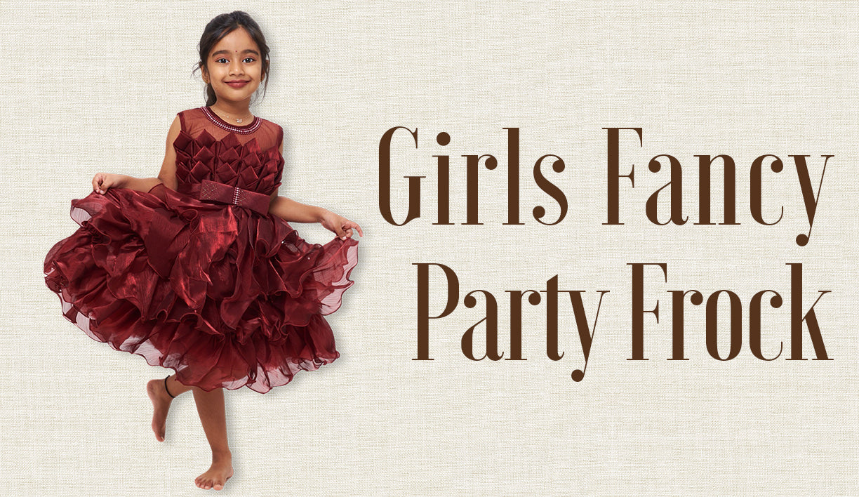 Girls Fancy Party Frock