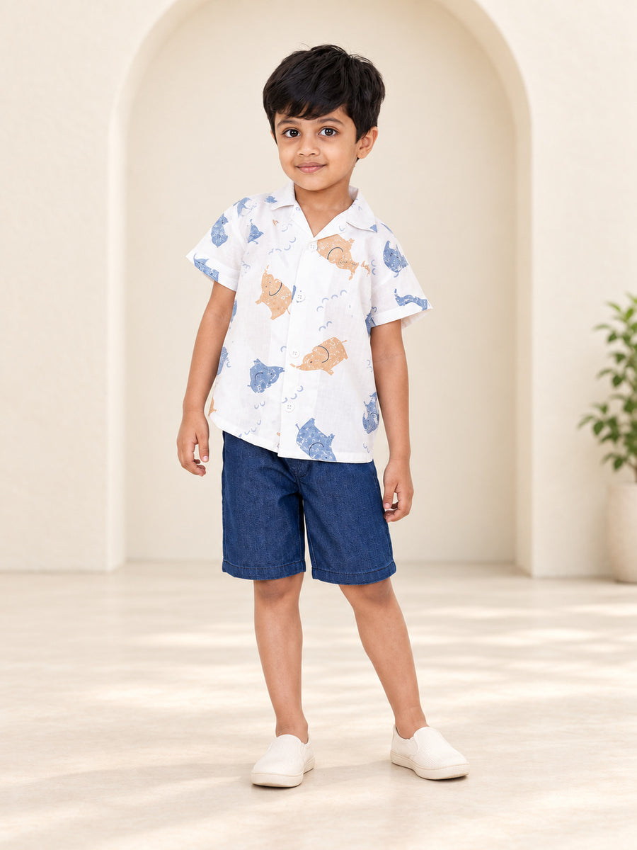 Boys Linen Shirt