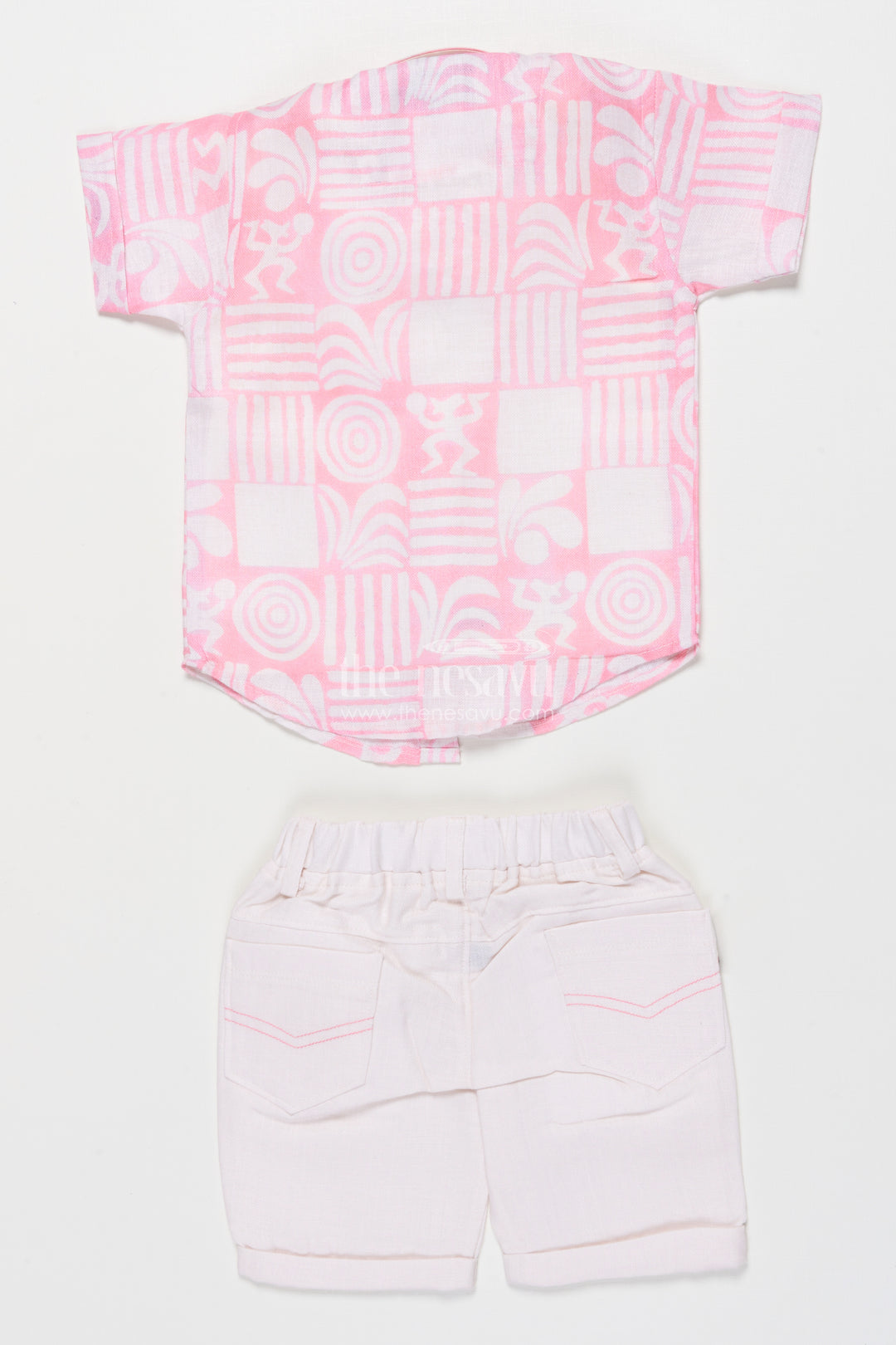 Casual Shirt and Shorts Set for Boys Everyday Summer Wear