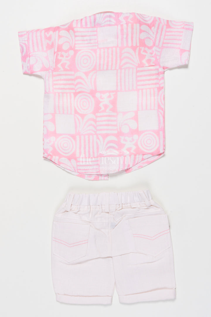 Casual Shirt and Shorts Set for Boys Everyday Summer Wear