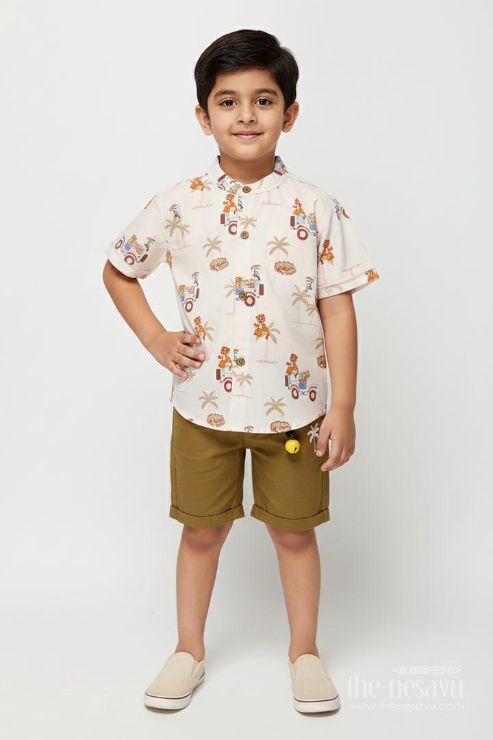 Boys Cotton Casual Set for Playdates and Festive Wear