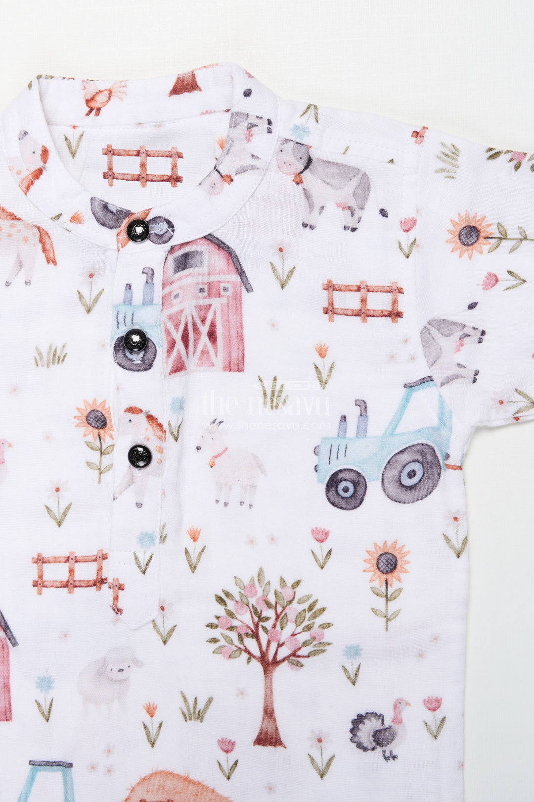 Boys Muslin Cotton Casual Set for Outings and Festive Gatherings