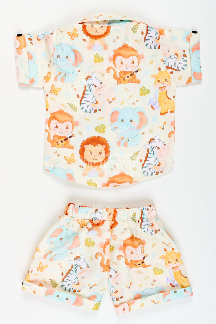 Baby boys casual set with animal print for everyday wear