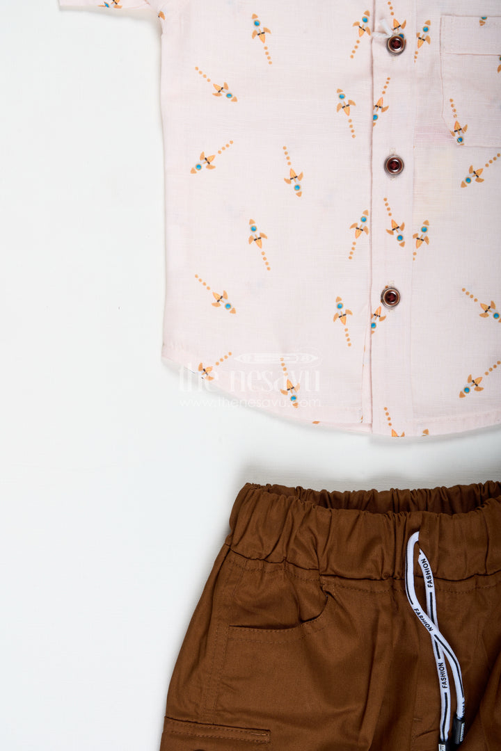 Summer Outfit For Toddler Boys With Shirt And Shorts