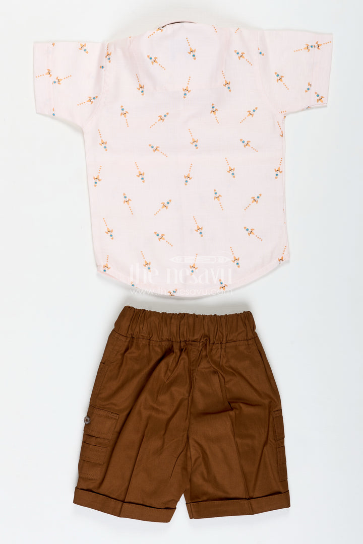 Summer Outfit For Toddler Boys With Shirt And Shorts