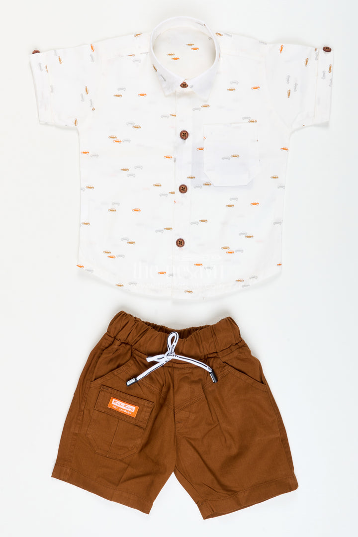 Boys casual cotton outfit set for outings, school, and everyday wear