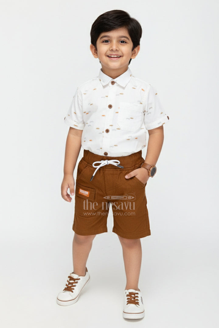 Boys Casual Cotton Outfit Set for Outings, School, and Everyday Wear