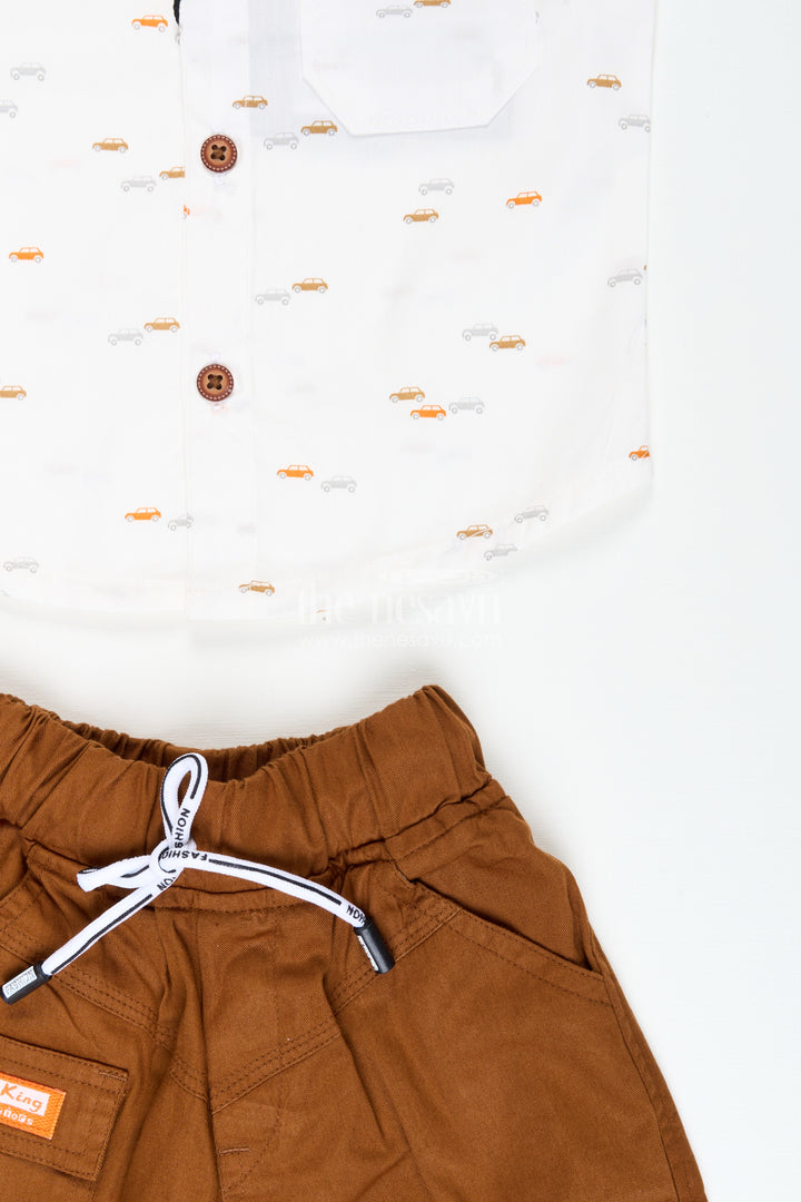 Boys casual cotton outfit set for outings, school, and everyday wear