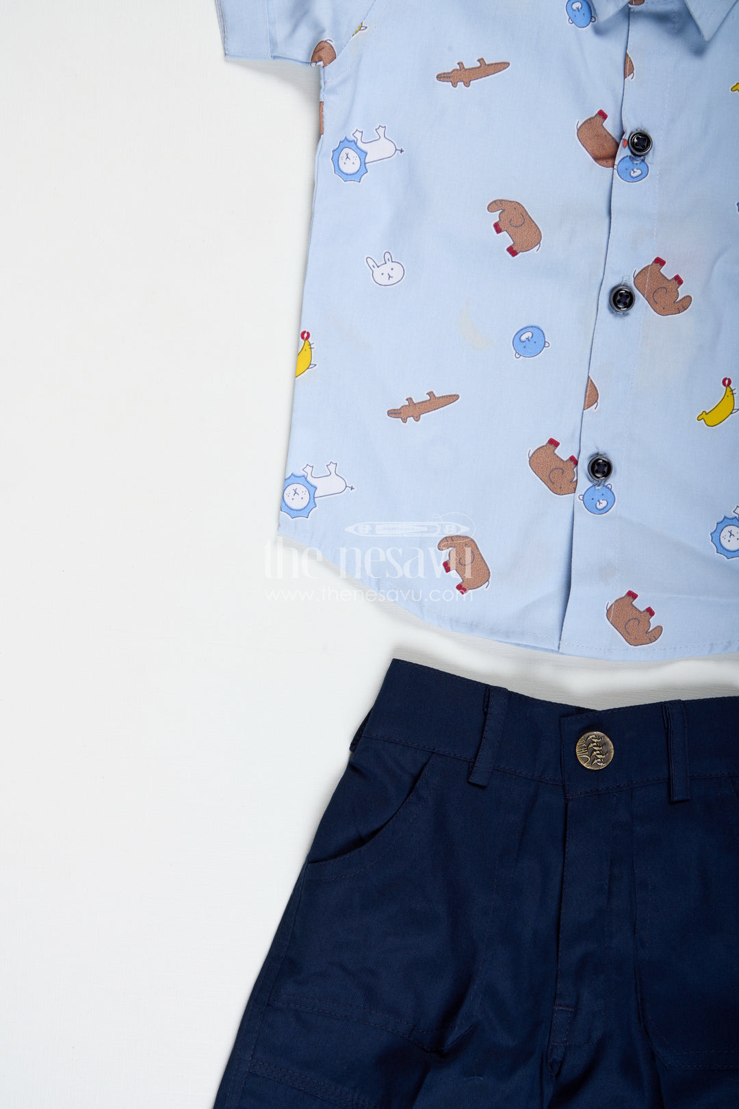 Animal Print Summer Outfit For Toddler Boys
