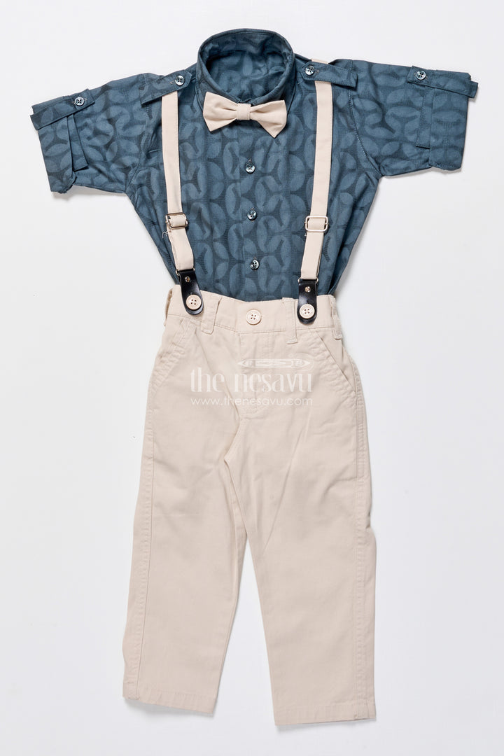 Toddler boys casual cotton outfit for festive gatherings