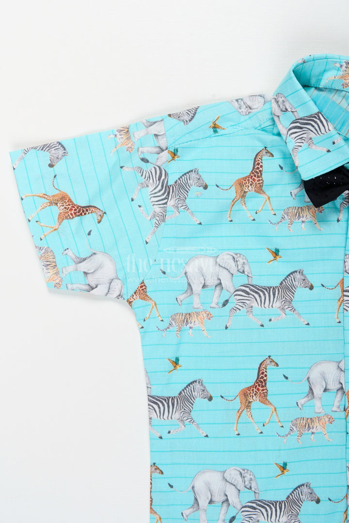 Boys animal print casual set for birthdays and everyday wear