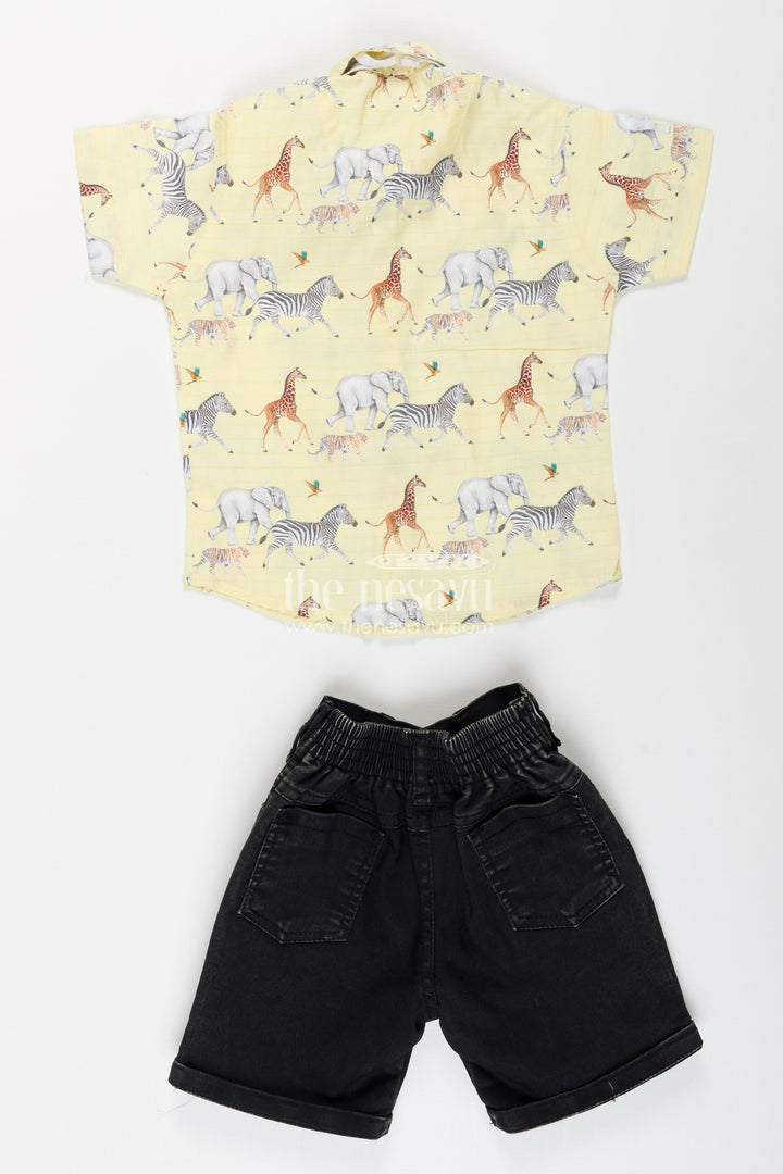 Boys printed casual set for birthday parties and summer outings