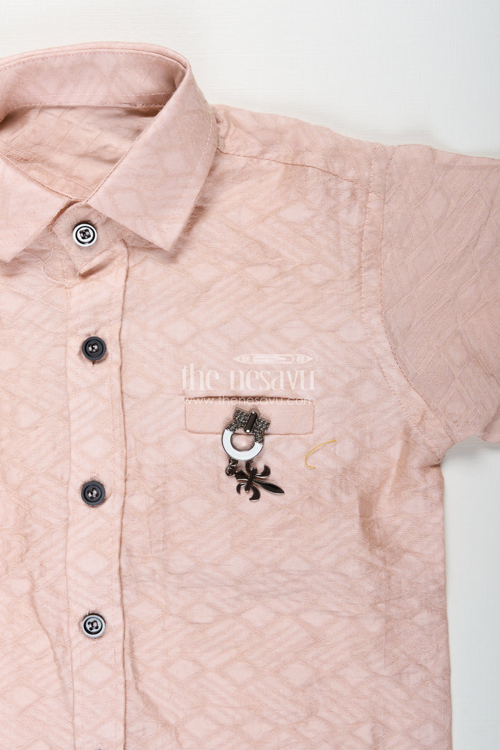 Toddler boys cotton blend shirt and pant set for casual outings