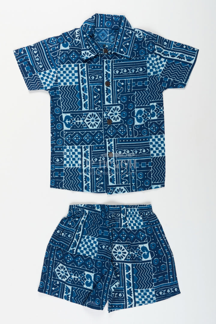 Boys cotton co-ord set for outings and daily wear