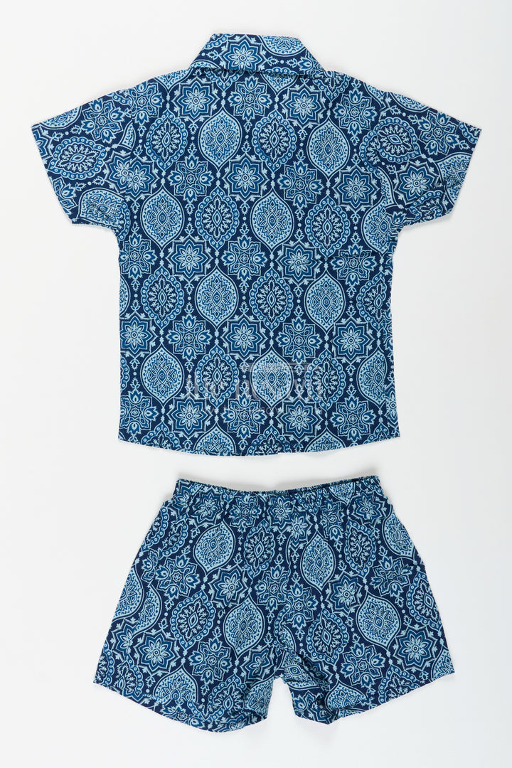 Cotton casual set for toddler boys' summer wardrobe
