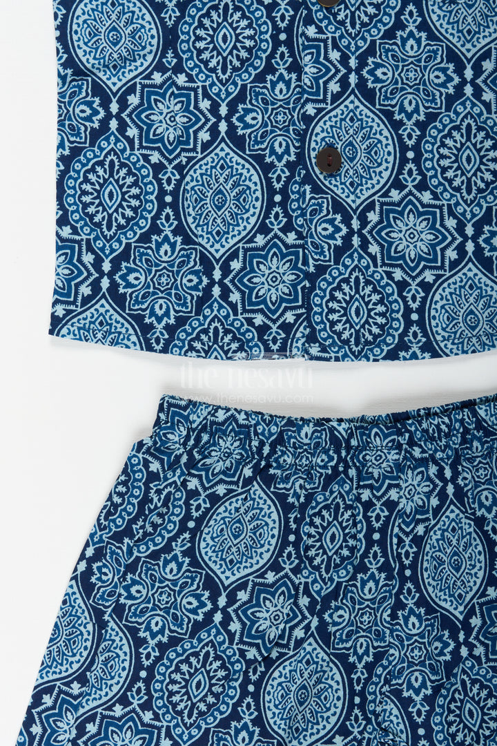 Cotton casual set for toddler boys' summer wardrobe