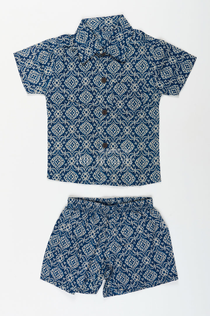 Boys printed cotton set for summer play and outings