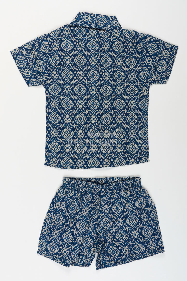 Boys printed cotton set for summer play and outings
