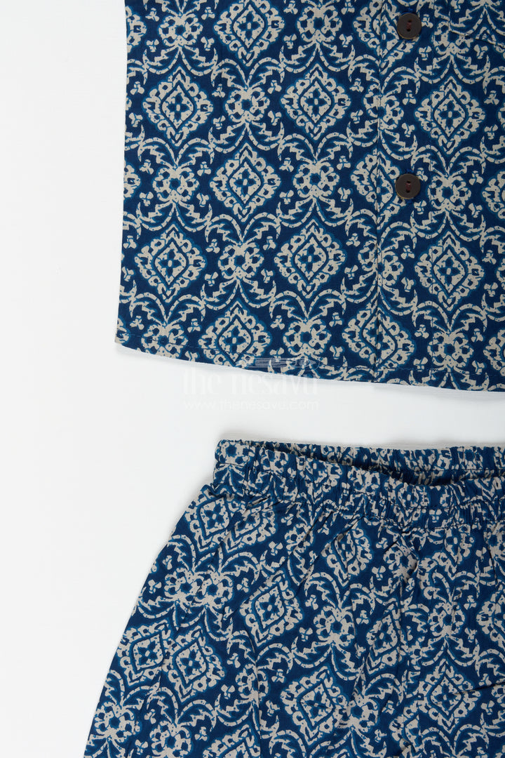 Boys printed cotton set for summer play and outings