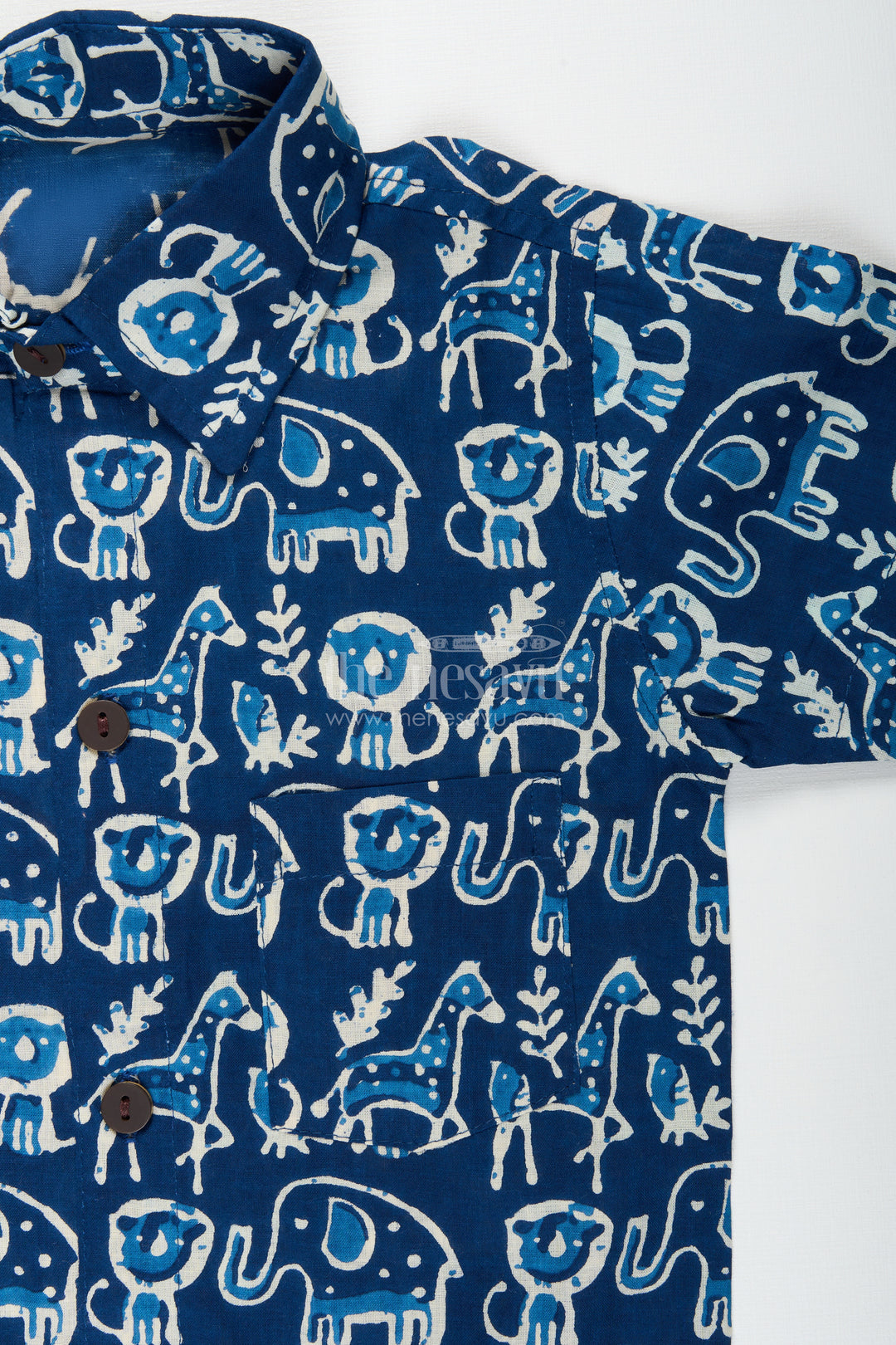 Toddler boys co-ord set with jungle animal print for daily wear