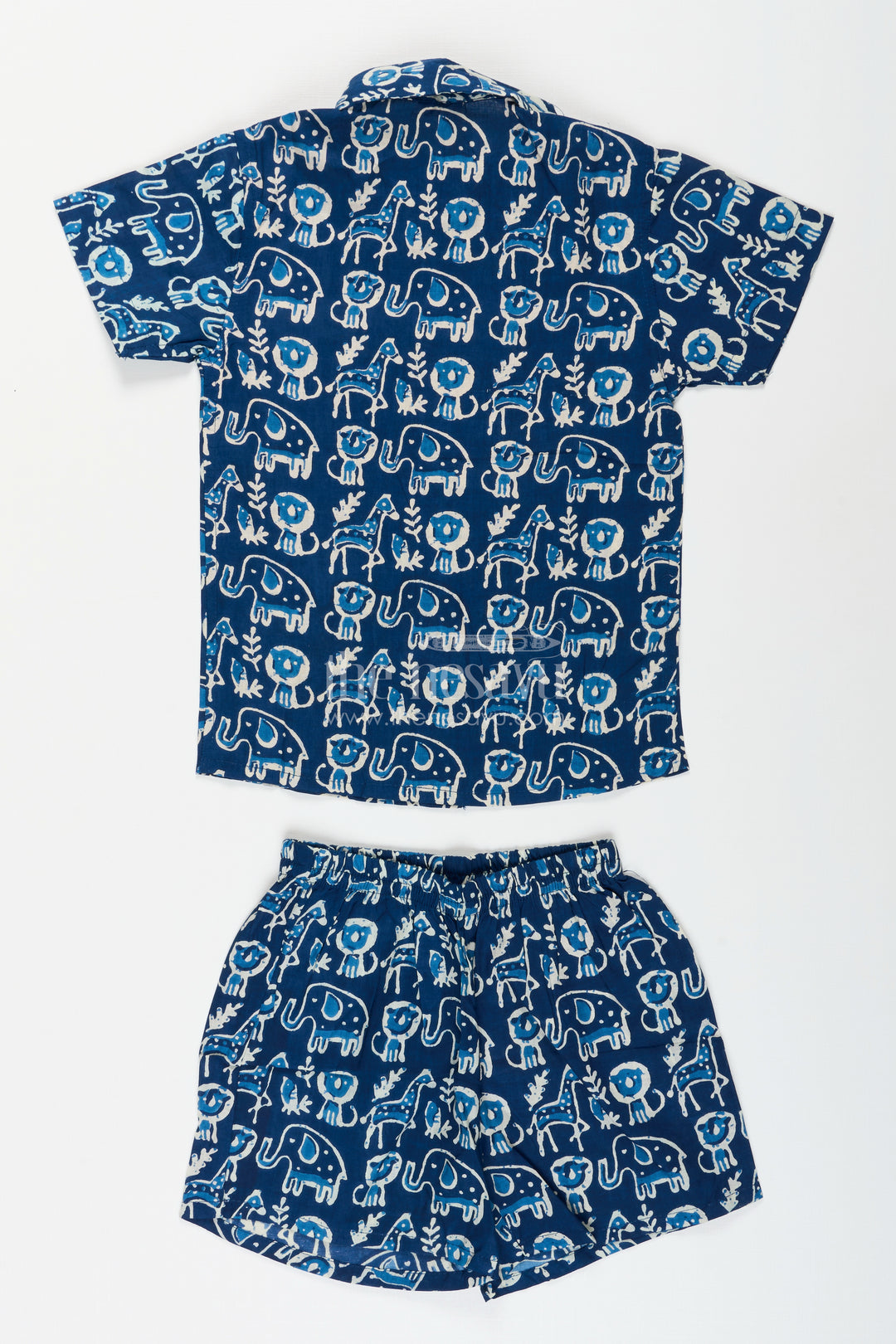 Toddler boys co-ord set with jungle animal print for daily wear
