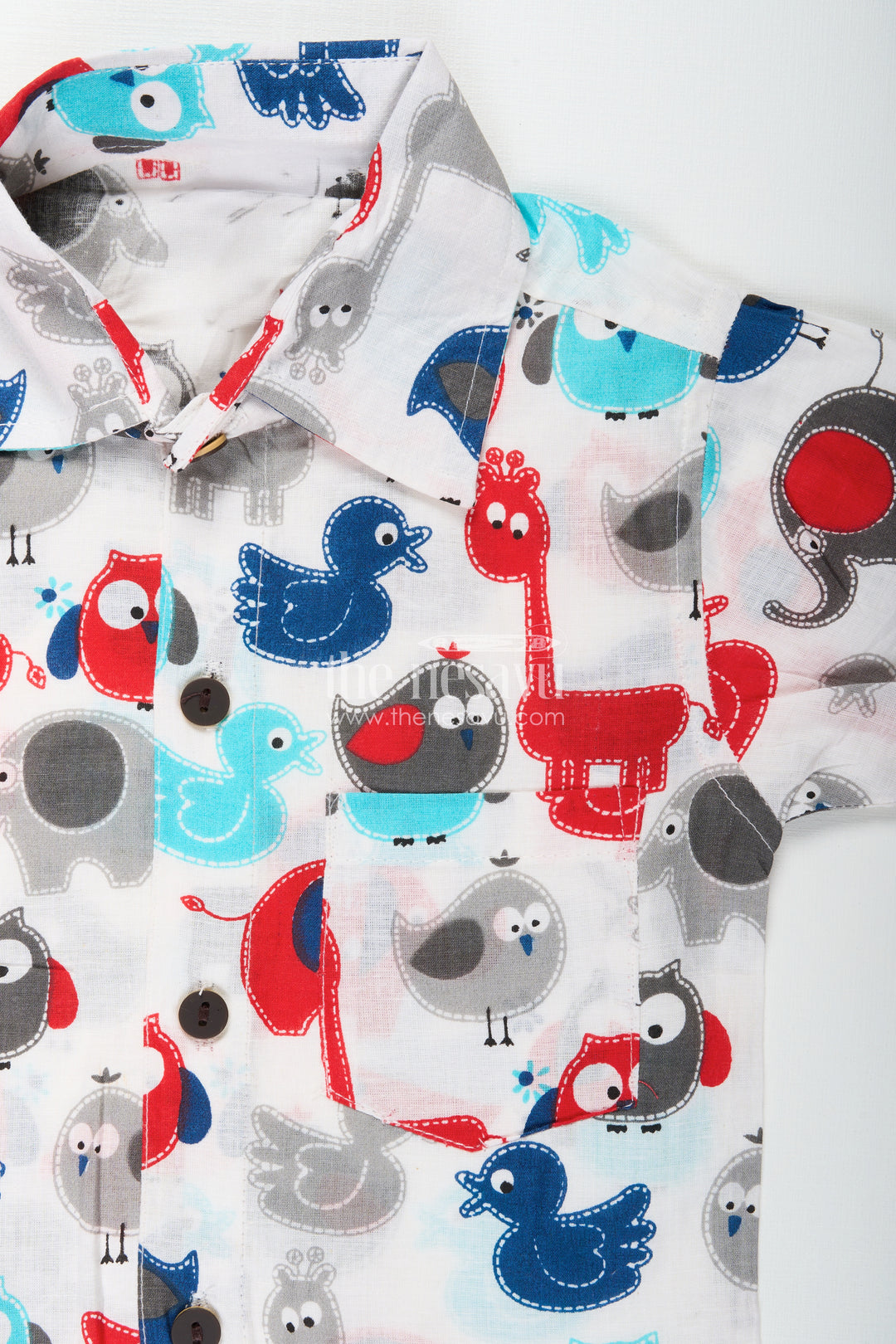 Boys animal print cotton co-ord set for fun and playful days