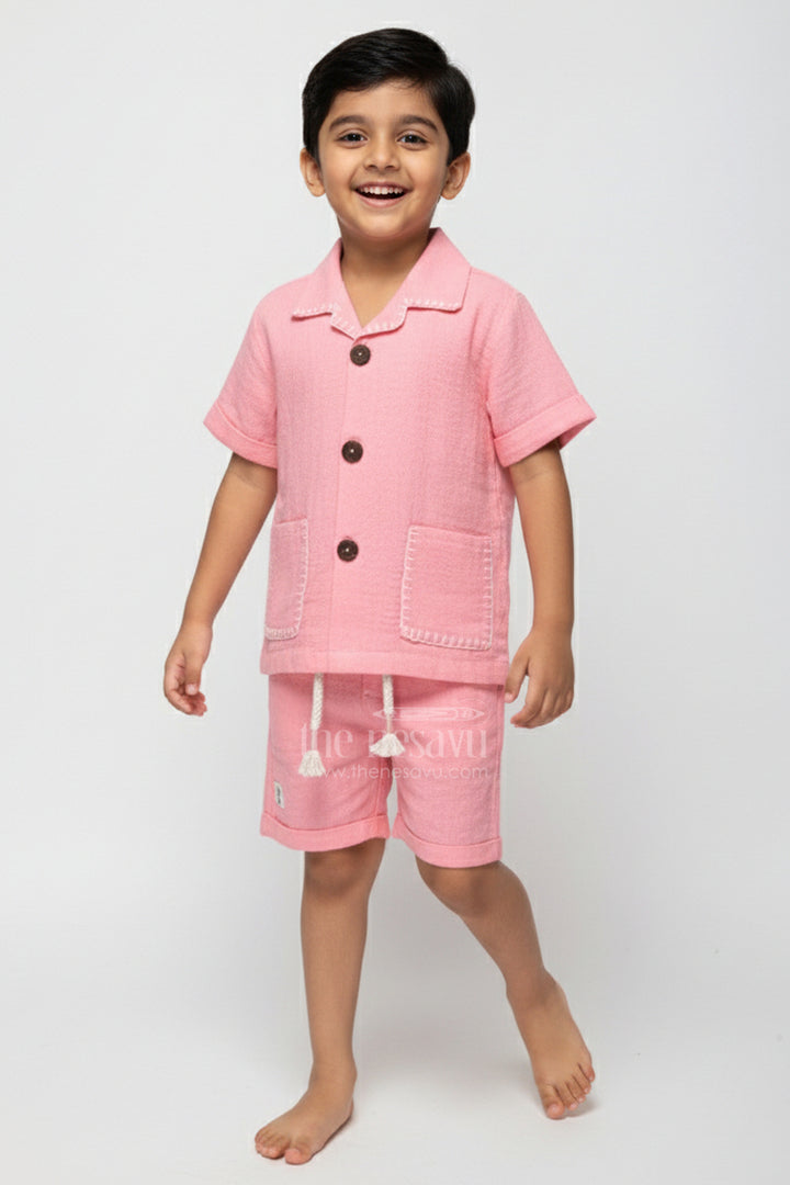 Baby Boys Muslin Cotton Casual Set for Summer Comfort
