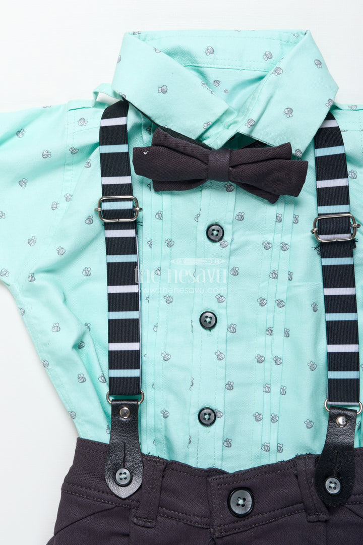 Baby boys cotton digital print set for everyday casual wear