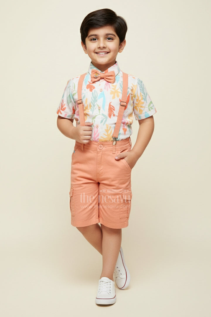 Baby Boys Digital Print Cotton Set for Casual Outings and Play