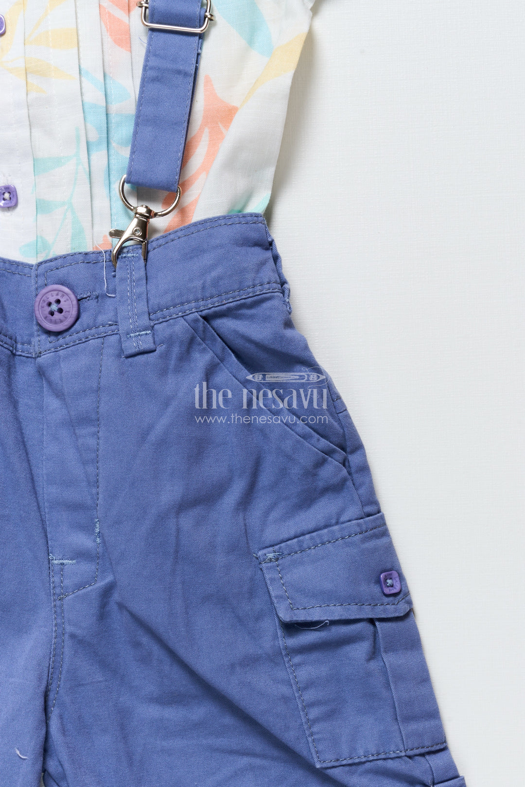 Toddler boys printed cotton shirt and pant set for everyday fun