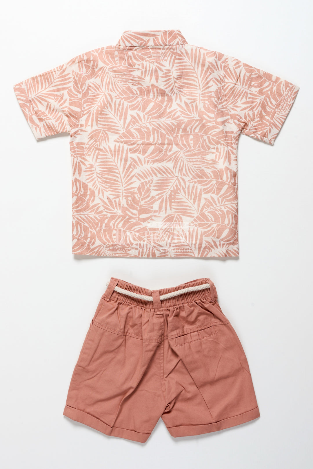 Baby boys digital print cotton set for weekend wear and photos