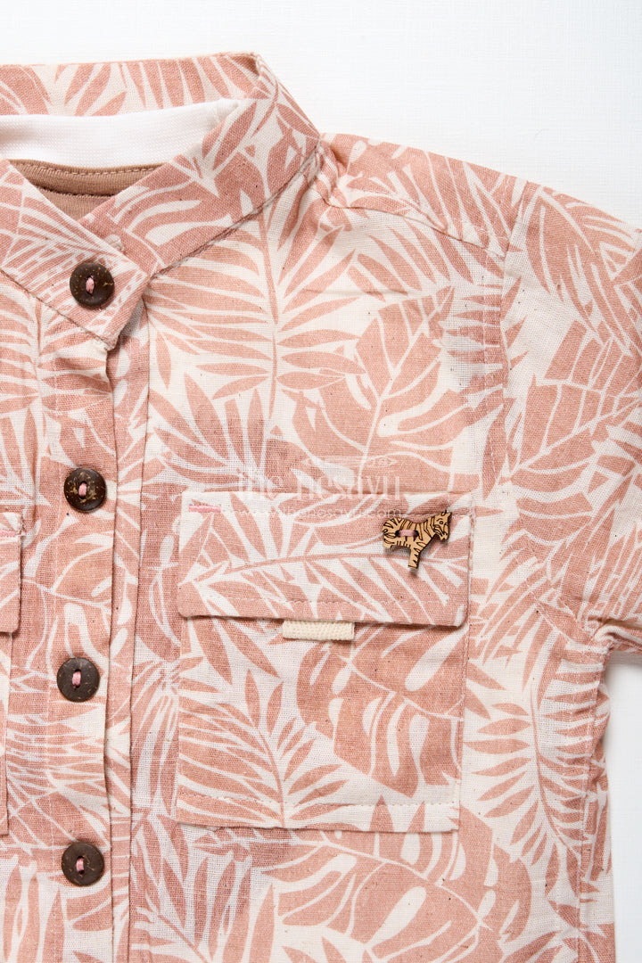 Baby boys digital print cotton set for weekend wear and photos