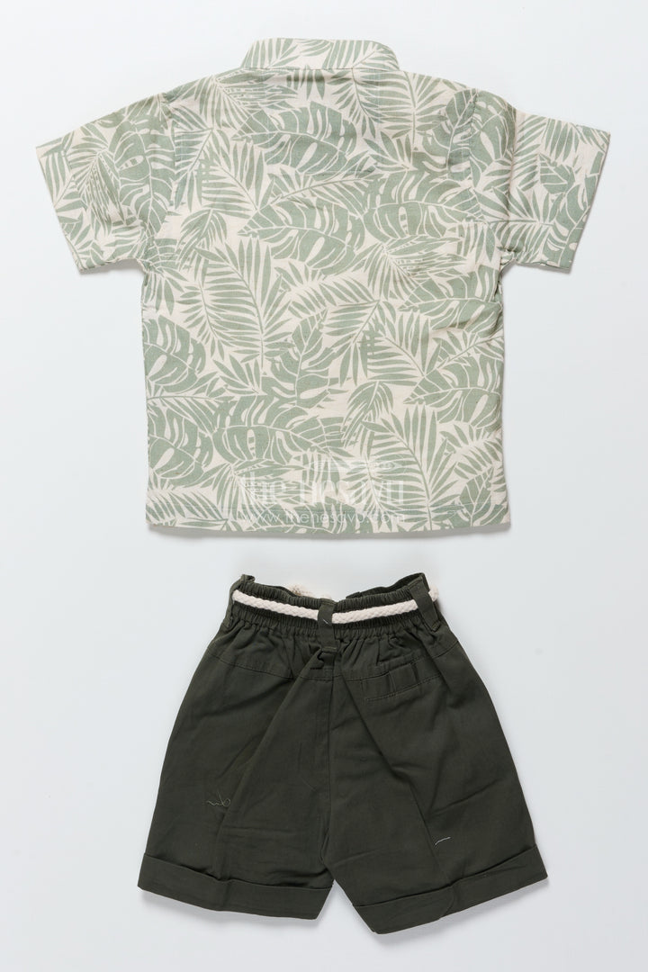 Baby boys cotton printed set for playdates and everyday wear