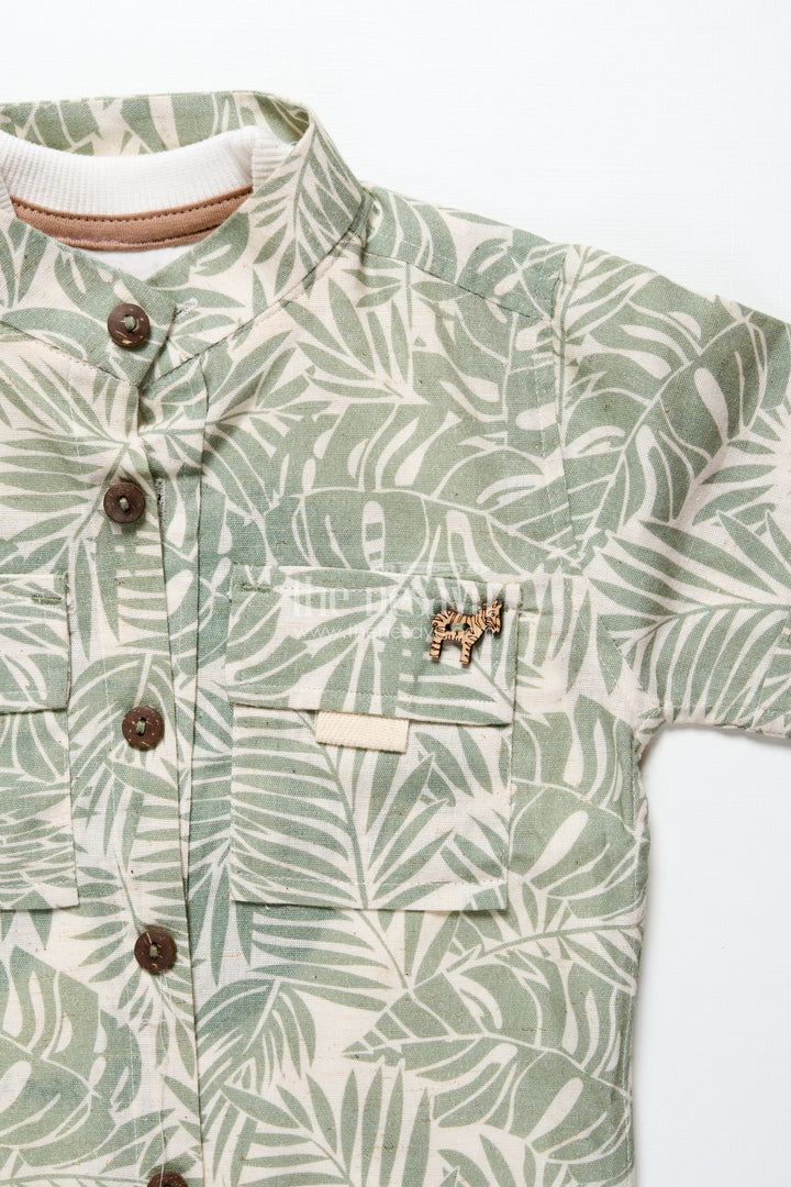 Baby boys cotton printed set for playdates and everyday wear